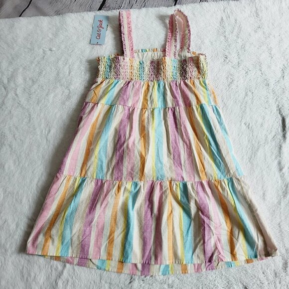 Cat & Jack Dress, Girls' Sleeveless Short Woven Dress, 3KIDX-K - Picture 3 of 4
